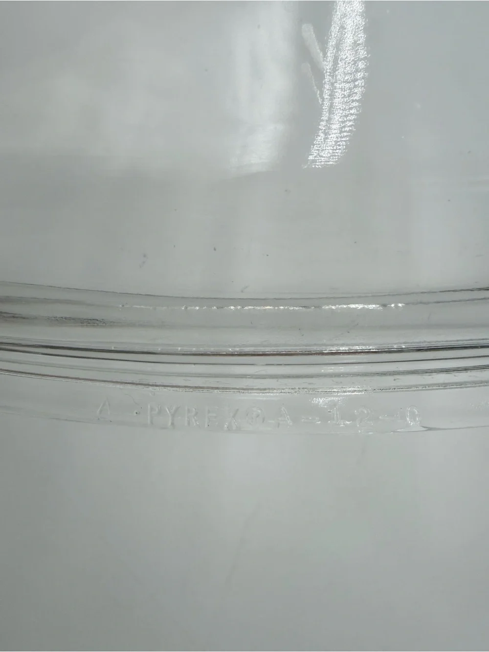 Pyrex A 12 C Clear Glass Square Replacement LID ONLY For Corning Ware 10